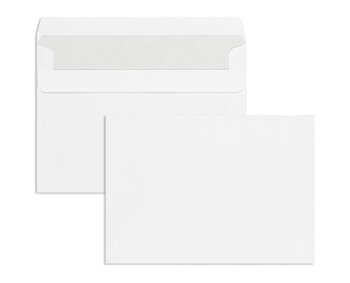 karten24plus paper24/ Lot de 25/ enveloppes carr/ées autocollantes Blanc 15,5/ x 15,5/ cm 155/ x 155/ mm avec languette triangulaire du monde dHumidifier unique sans des enveloppes