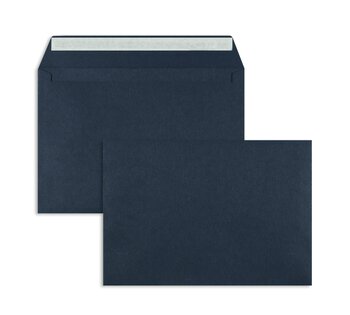 100 Enveloppes bleu royal Caribic de IGEPA bleu avec patte auto-adhésive 220 x 110 mm bleu azur 