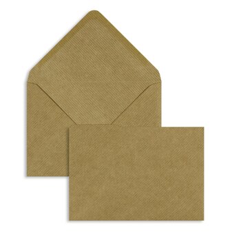 Lot de 50 enveloppes d'expédition en carton ondulé Marron Format A6 145 x 190 mm 