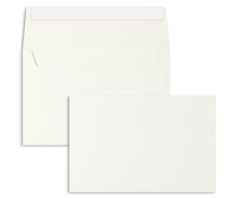 Enveloppes - Blanc ~120 x 180 mm, 130 g/qm Papier cartonné