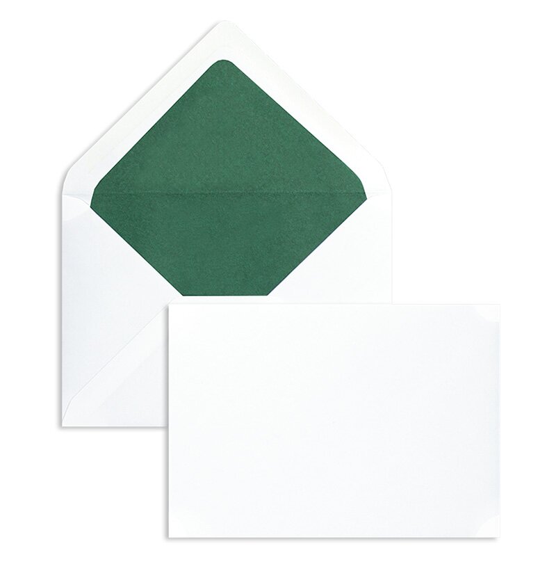 Enveloppes - Blanc ~114 x 162 mm (C6), 135 g/qm Velin