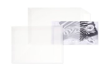 Blanc Lot de 2 Purely E4 400 x 280 x 50 mm soufflet avec Patte autocollante de poche enveloppe