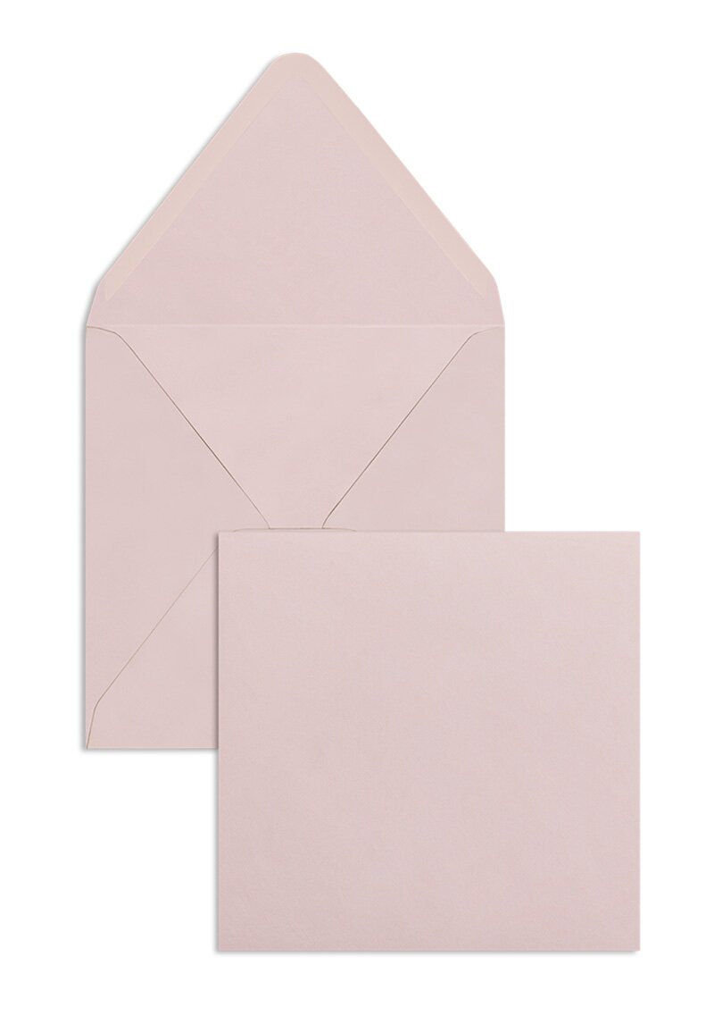 feuchtklebend Grammage  120 g/m² 25 enveloppes 16,0 x 16,0 cm 160 x 160 mm crème Fermeture  