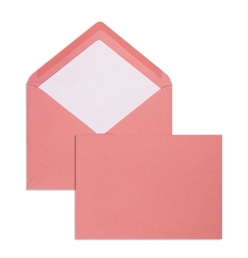 Enveloppes colorées - Rose (Corail)~157 x 225 mm (DIN C5)